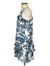 Parker 100% Polyester Print Blue Cocktail Dress Size XS - photo 5