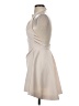 Cameo 100% Polyester Solid Ivory Cocktail Dress Size XXS - photo 5