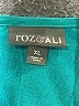 Roz & Ali 100% Polyester Teal Sleeveless Blouse Size XL - photo 7