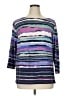 Ruby Rd. Purple 3/4 Sleeve T-Shirt Size 1X - photo 1