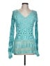 Together Teal Pullover Sweater Size L - photo 1