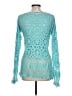 Together Teal Pullover Sweater Size L - photo 2