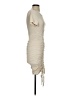 Le Lis Solid Tan Cocktail Dress Size S - photo 4