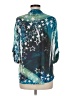 Impulse California 100% Polyester Teal 3/4 Sleeve T-Shirt Size M - photo 2