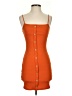 Forever 21 Orange Casual Dress Size S - photo 1