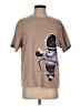 Assorted Brands Print Brown Short Sleeve T-Shirt Size Med - Lg - photo 1