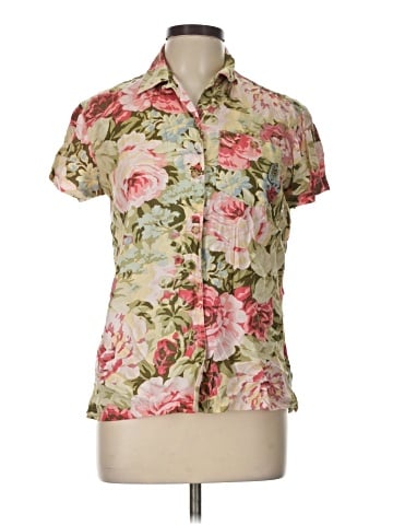 Lizwear by Liz Claiborne Short Sleeve Blouse (view 1)