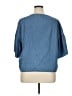 Levi's Blue Short Sleeve Blouse Size XL - photo 2