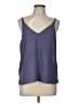 Topshop 100% Polyester Purple Sleeveless Top Size 10 - photo 1