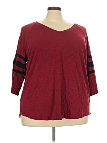 Torrid 3/4 Sleeve T-Shirt (view 1)