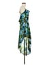 Topshop 100% Polyester Tropical Blue Cocktail Dress Size 8 - photo 4