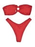 Unbranded Hearts Red Two Piece Swimsuit Size S - photo 2