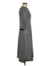 Unbranded 100% Polyester Houndstooth Black Casual Dress Size M - photo 4