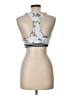 Athleta Floral Ivory Tank Top Size L - photo 2