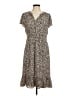 Talbots Animal Print Brown Casual Dress Size 6 - photo 1