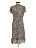 Talbots Animal Print Brown Casual Dress Size 6 - photo 2