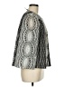 BCBGMAXAZRIA Silver Long Sleeve Blouse Size M - photo 4