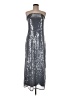 Hutch Metallic Silver Cocktail Dress Size M - photo 1