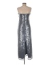 Hutch Metallic Silver Cocktail Dress Size M - photo 2
