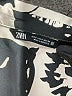 Zara 100% Polyester Print Gray 3/4 Sleeve Blouse Size S - photo 7
