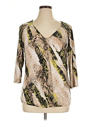 Dana Buchman 3/4 Sleeve Blouse (view 1)