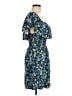 Assorted Brands 100% Viscose Floral Blue Casual Dress One size - photo 4