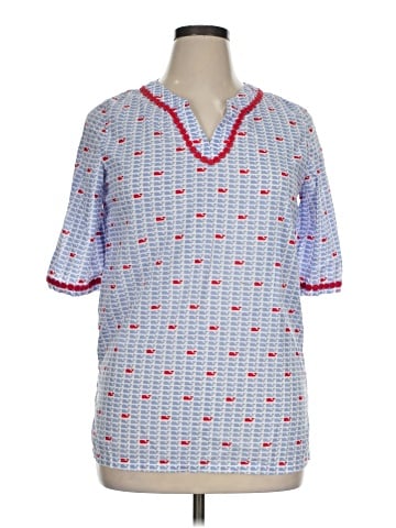 Vineyard Vines Short Sleeve Blouse (view 1)