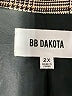 BB Dakota Houndstooth Gray Coat Size 2X - photo 6