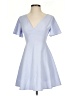Shein 100% Polyester Solid Blue Cocktail Dress Size 2 - photo 1