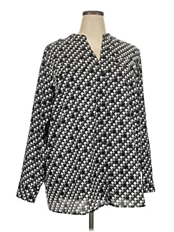 Calvin Klein Long Sleeve Blouse (view 1)