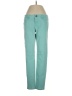 CAbi Color Block Teal Jeans Size 4 - photo 1