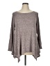Green Envelope Gray Pullover Sweater Size 1X - photo 1