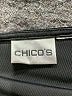 Chico's 100% Polyester Black 3/4 Sleeve Top Size M (estimated) - photo 7