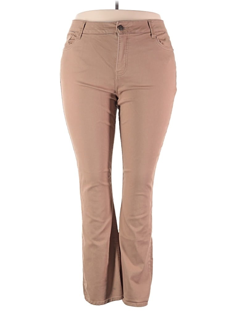 Pre-owned Liz Claiborne Khaki Pant In Tan