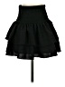 Shein Solid Black Casual Skirt Size 4 - photo 1