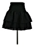Shein Solid Black Casual Skirt Size 4 - photo 2