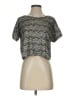 Free People Gray Short Sleeve Top Size S - photo 1