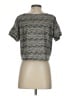 Free People Gray Short Sleeve Top Size S - photo 2