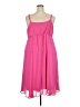 Torrid 100% Polyester Solid Pink Cocktail Dress Size 2X Plus (2) - photo 2