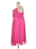 Torrid 100% Polyester Solid Pink Cocktail Dress Size 2X Plus (2) - photo 5