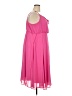 Torrid 100% Polyester Solid Pink Cocktail Dress Size 2X Plus (2) - photo 4