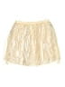 Crewcuts 100% Polyester Metallic Gold Ivory Skirt Size 8 - photo 1