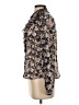H&M Floral Black Long Sleeve Blouse Size 2 - photo 5