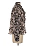 H&M Floral Black Long Sleeve Blouse Size 2 - photo 4