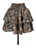 Shein Paisley Brown Formal Skirt Size 2 - photo 1