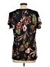 Lavish Black Short Sleeve Blouse Size L - photo 2