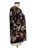 Lavish Black Short Sleeve Blouse Size L - photo 4