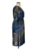 Assorted Brands Print Blue Cocktail Dress Size 1X - photo 4