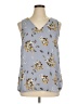 Maurices 100% Polyester Gray Sleeveless Blouse Size XL - photo 1