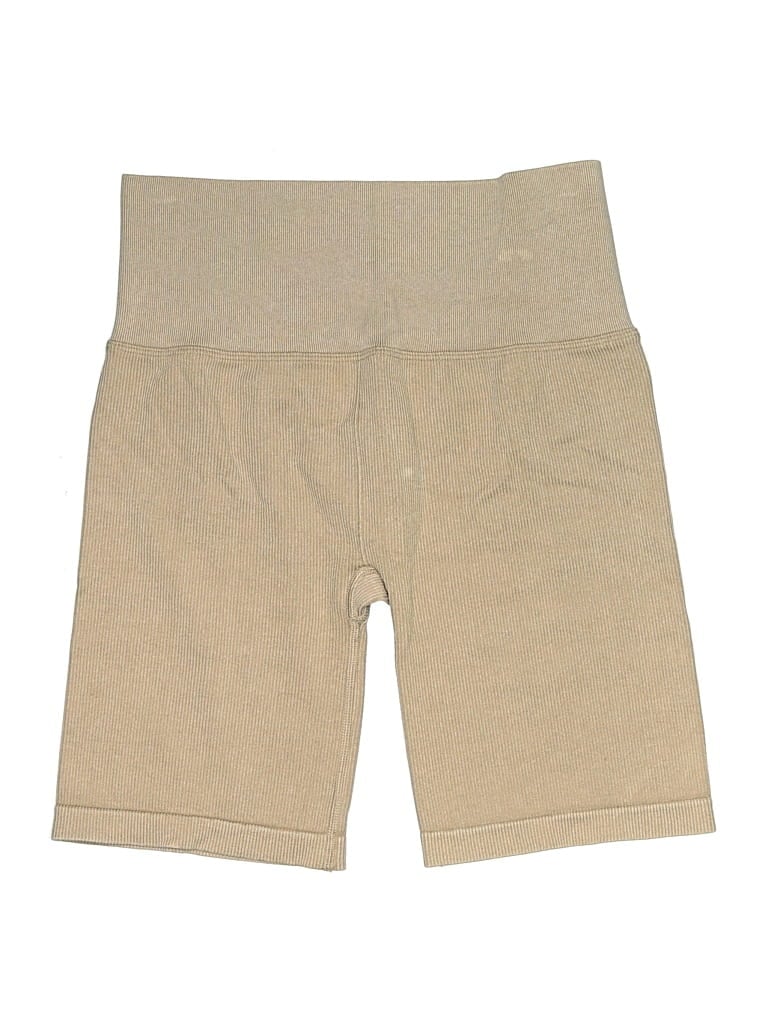 Pre-owned Uniquely Lorna Jane Khaki Shorts In Tan
